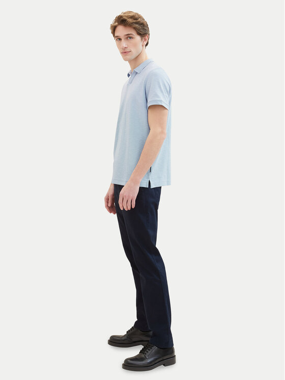 Tom Tailor Tom Tailor Kalhoty z materiálu 1041171 Tmavomodrá Regular Fit