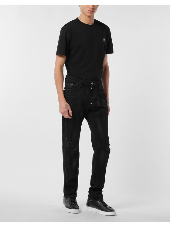 PHILIPP PLEIN PHILIPP PLEIN Jeansy 26879 Czarny Straight Fit