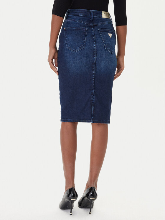 Guess Guess Farmer szoknya W5BD1T D0791 Kék Regular Fit