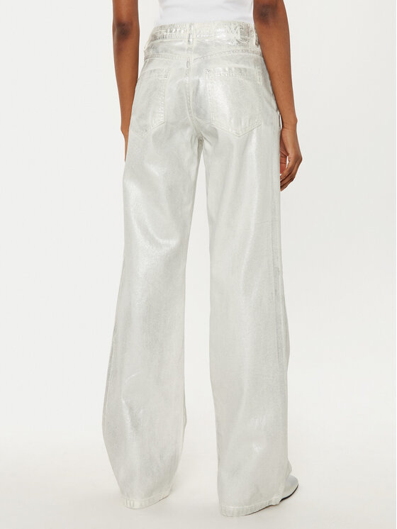 MAX&Co. MAX&Co. Džínsy Basilio 2516131021200 Strieborná Wide Leg