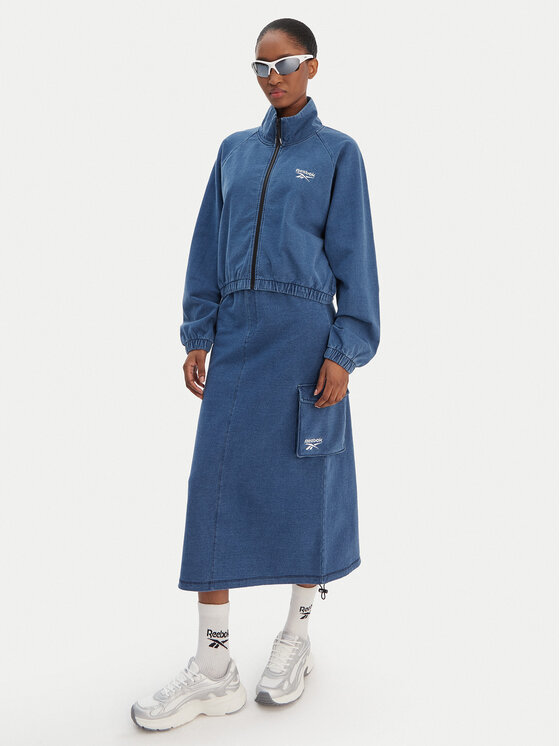 Reebok Reebok Midi suknja Naida RK25487CCW Plava Regular Fit