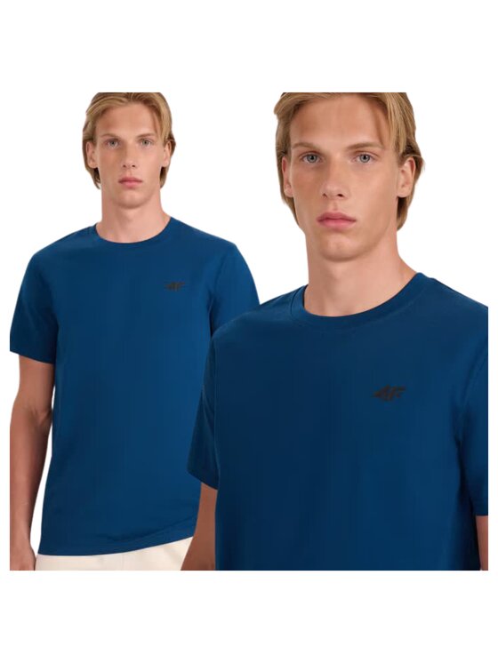 4F 4F T-shirt 4FWMM00TTSHM2256-46S Verde Regular Fit