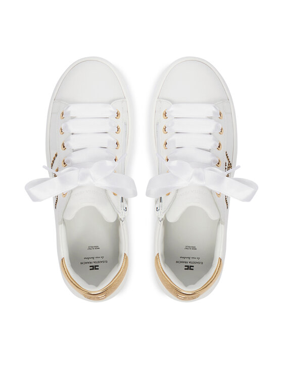 Elisabetta Franchi Elisabetta Franchi Sneakersy F4A9-E0504-0092 D Biela