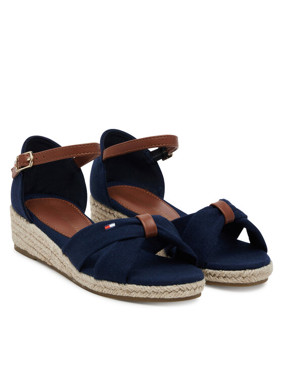 Tommy Hilfiger Tommy Hilfiger Espadrilės T3A7-33801-0048 M Tamsiai mėlyna
