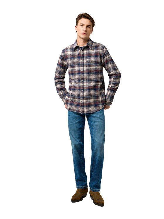 Wrangler Wrangler Koszula 112371556 Kolorowy Regular Fit