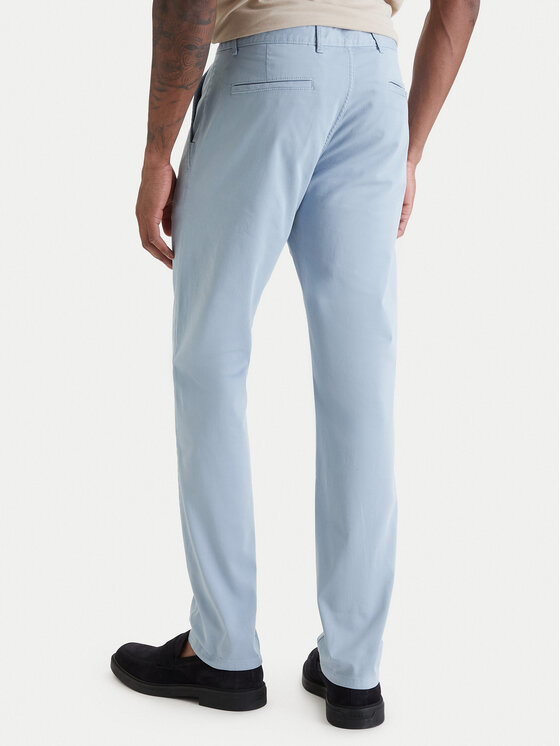 BOSS BOSS Pantaloni chino 50510933 Albastru celest Slim Fit