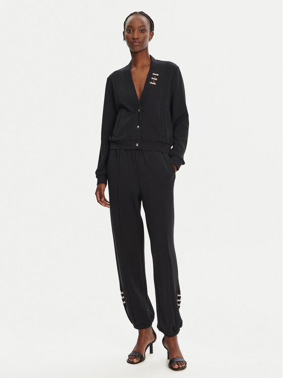 Liu Jo Sport Liu Jo Sport Spodnji del trenirke TA5229 J4869 Črna Relaxed Fit