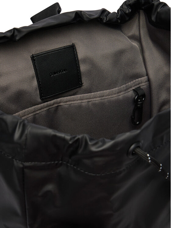 Calvin Klein Calvin Klein Kuprinės Rubberized Flap Backpack LV04D3479G Juoda