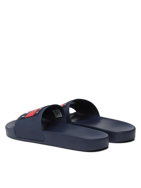 Tommy Jeans Tommy Jeans Pantoletten Pool Slide Ess EM0EM01191 Dunkelblau