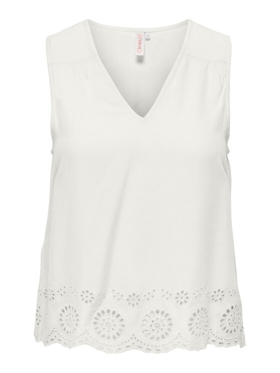 ONLY ONLY Μπλουζάκι 15296317 Λευκό Regular Fit