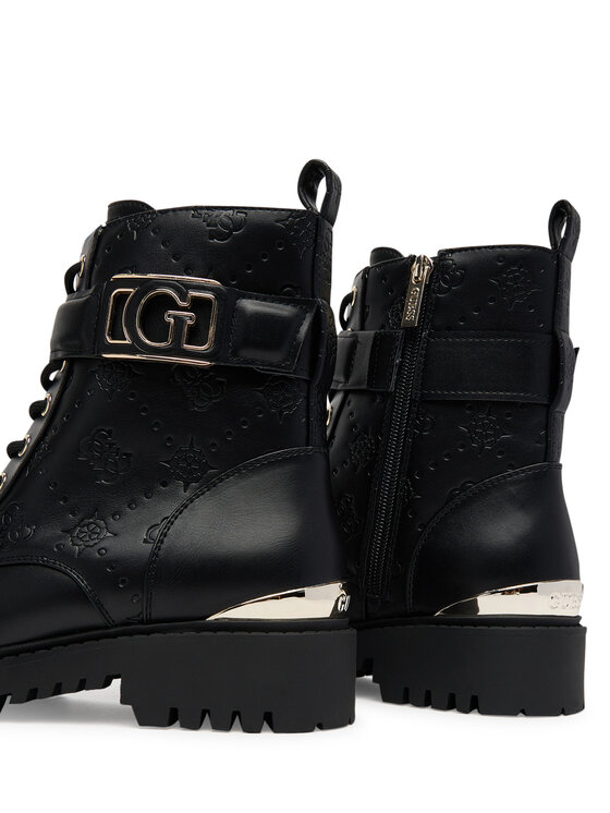 Guess Guess Schnürstiefeletten FLTORA FAL10 Schwarz