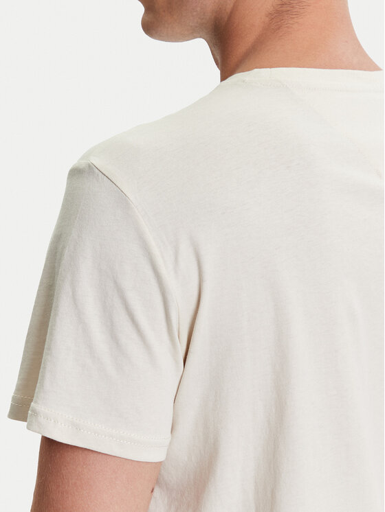 Tommy Jeans Tommy Jeans Tričko Essential DM0DM20740 Béžová Slim Fit