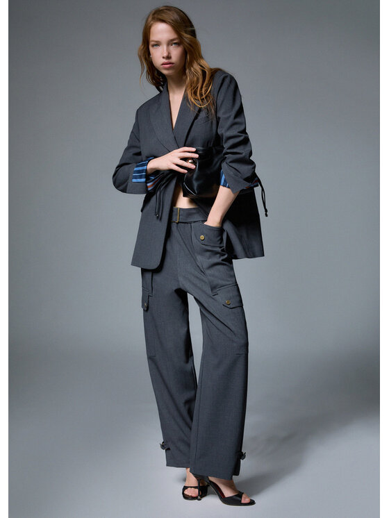 Liu Jo Liu Jo Pantaloni di tessuto WF6258T743A02069 Verde Regular Fit
