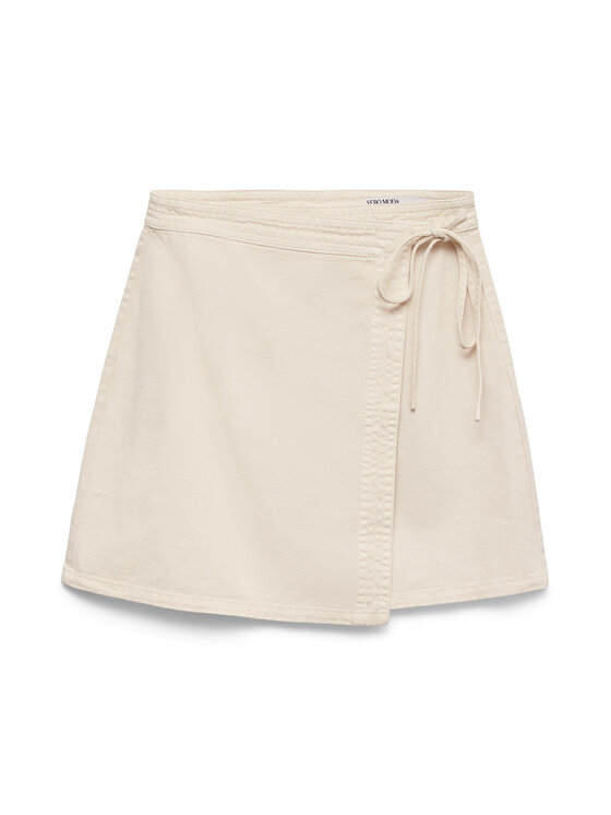 Vero Moda Vero Moda Gonna di jeans Liza 10332535 Beige chiaro Regular Fit