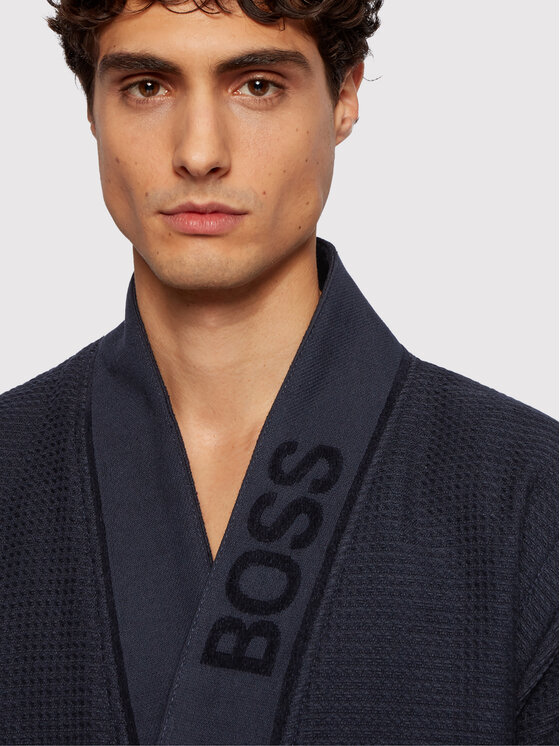 Accappatoio Waffle 50439356 Blu scuro