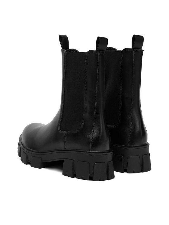DeeZee DeeZee Chelsea cipele 12837-22-BLACK PU Crna