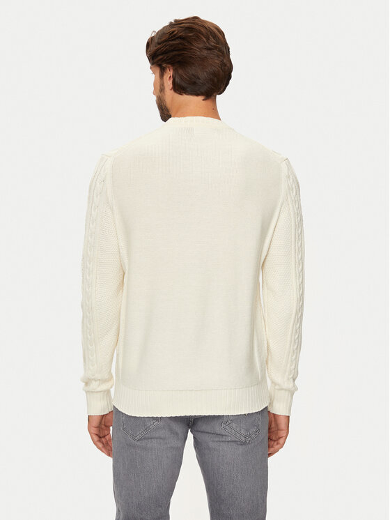 Guess Jeans Guess Jeans Džemper M4BR34 Z3HN2 Écru Regular Fit