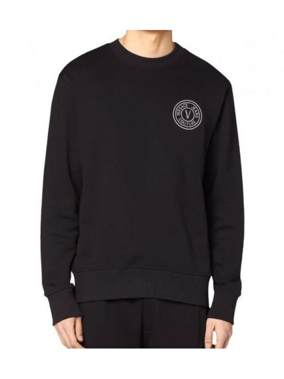 Versace Versace Bluza 73GAIT07 CF00T Czarny Regular Fit