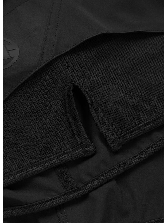 PITBULL PITBULL Szorty sportowe SMALL LOGO Czarny Regular Fit
