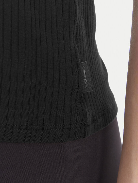 Calvin Klein Calvin Klein T-Shirt LV00QS7618 Schwarz Slim Fit