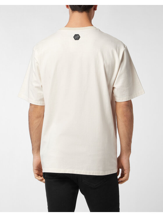 PHILIPP PLEIN PHILIPP PLEIN T-Shirt 27053 Biały Regular Fit