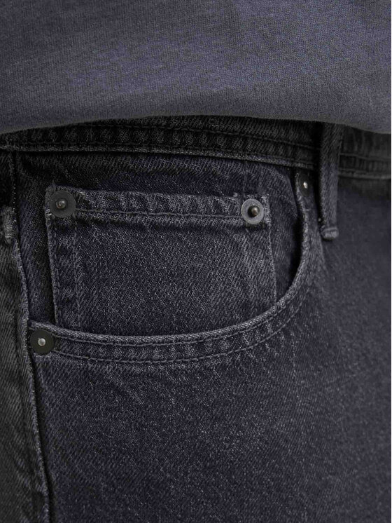 Jack&Jones Jack&Jones Джинсові шорти Iron 12278463 Чорний Baggy Fit