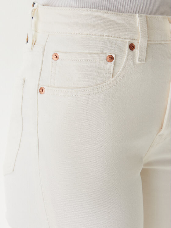 Levi's® Levi's® Jeansy 501® 36200-0374 Écru Cropped Fit