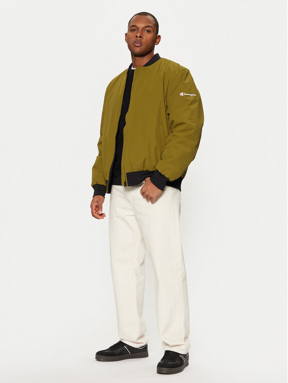 Champion Champion Μπόμπερ μπουφάν 220344 Πράσινο Regular Fit