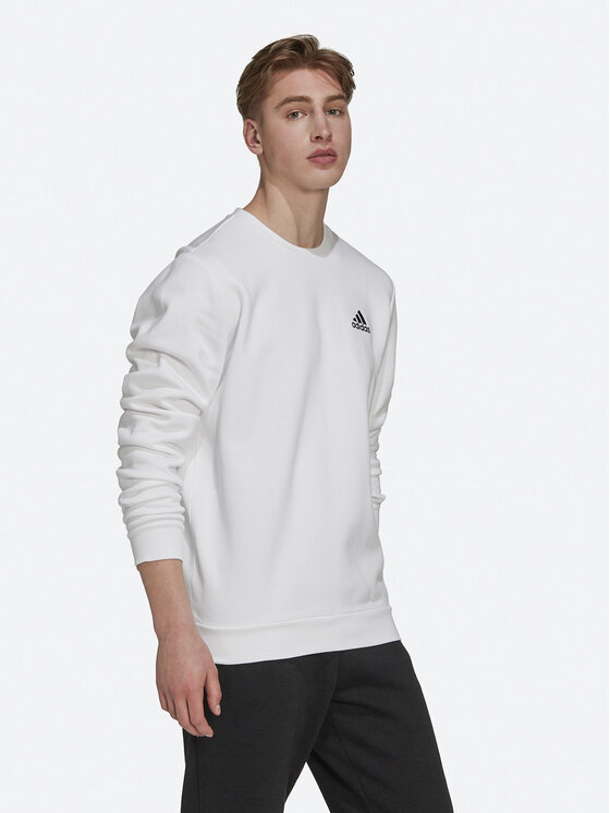 adidas adidas Μπλούζα Essentials H12220 Λευκό Regular Fit