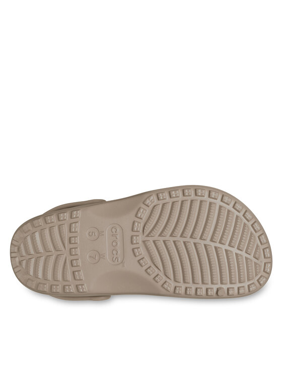 Crocs Crocs Klapki Classic Floral Cut Out Clog 210927 Brązowy