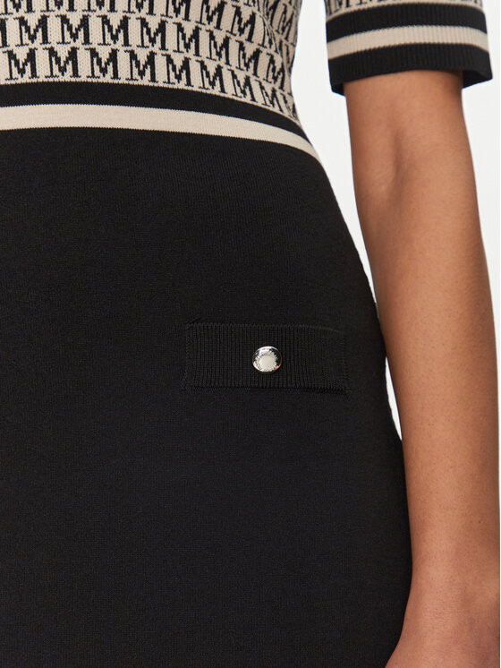 Morgan Morgan Sukienka dzianinowa 251-RMESTEM Beżowy Slim Fit