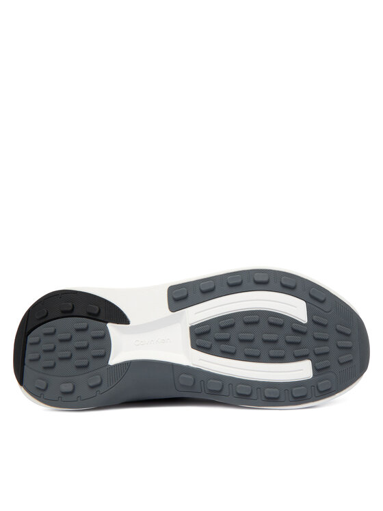 Calvin Klein Calvin Klein Snīkeri Chunky Runner Laceup Mix Aop YW0YW02077 Melns