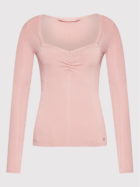 Guess Guess Palaidinė W2YR12 Z30K0 Rožinė Slim Fit