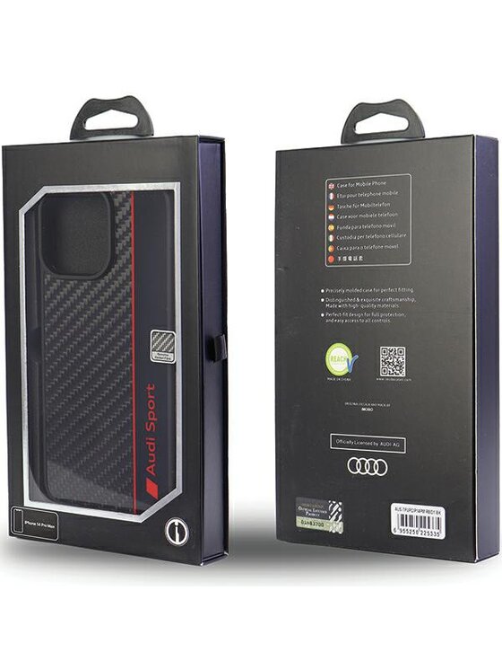 Audi Audi Etui na telefon iPhone 14 Pro Max Czarny