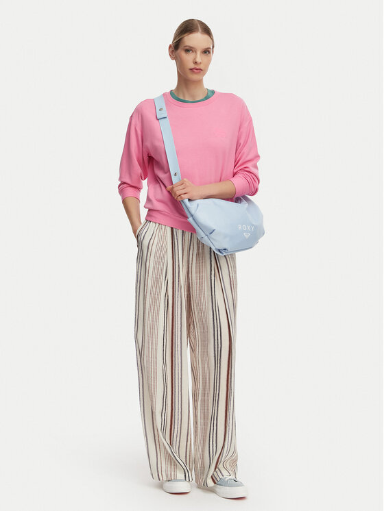 Roxy Roxy Sweatshirt Surfing By Moonlight ERJFT05008 Rosa Regular Fit