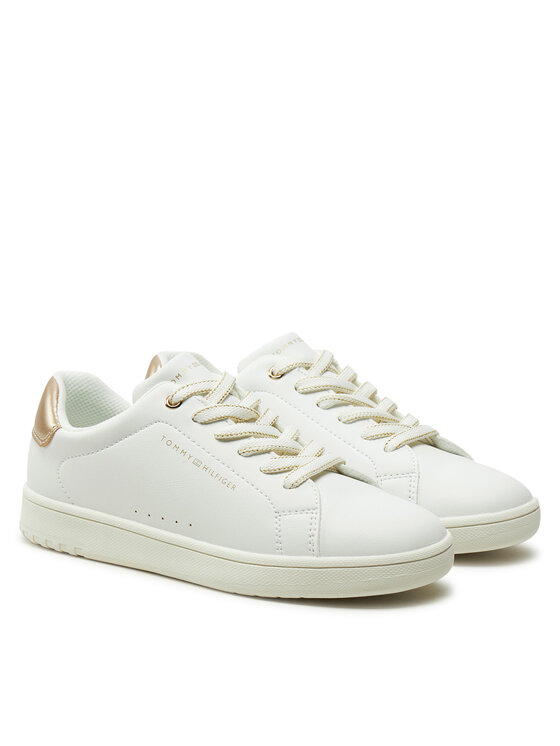 Tommy Hilfiger Tommy Hilfiger Sneakers Low Cut Lace-Up Sneaker T3A9-33736-1355 S Bianco