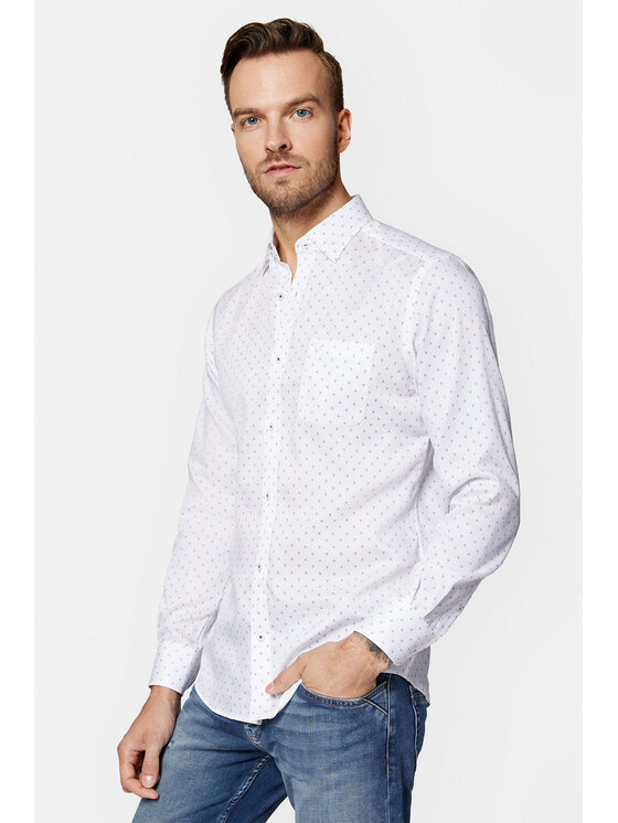 Lancerto Lancerto Koszula Hannah KO073123000035 Biały Slim Fit