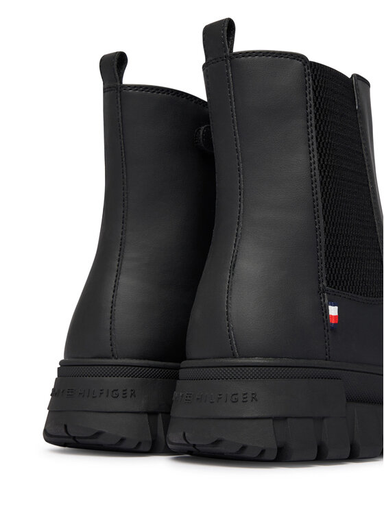 Tommy Hilfiger Tommy Hilfiger Боти T3X5-35295-1355 S Черен