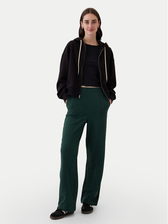 Gap Gap Donji dio trenerke 523579-00 Zelena Regular Fit