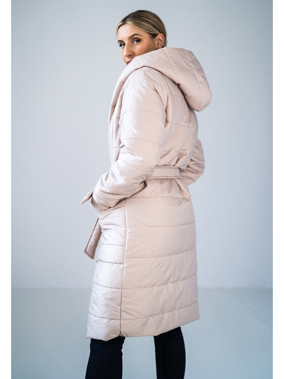 FIGL FIGL Παλτό M929 Μπεζ Regular Fit
