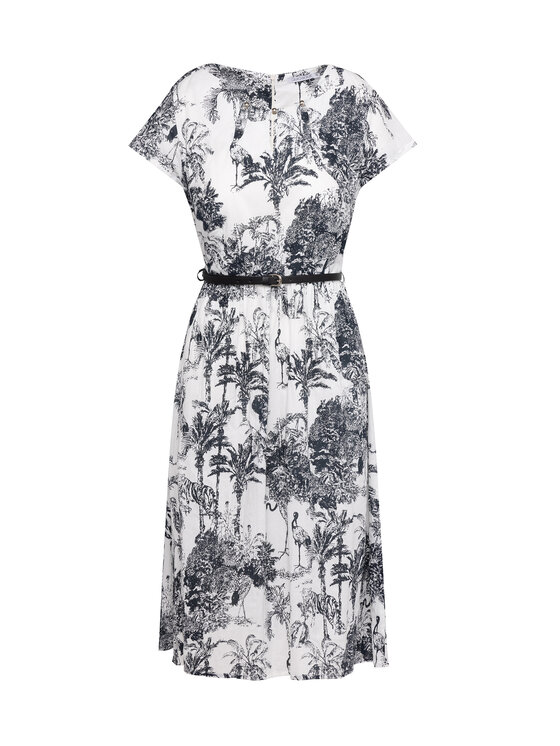 QUIOSQUE QUIOSQUE Sukienka codzienna Quiosque 4UB009258 Beżowy Regular Fit