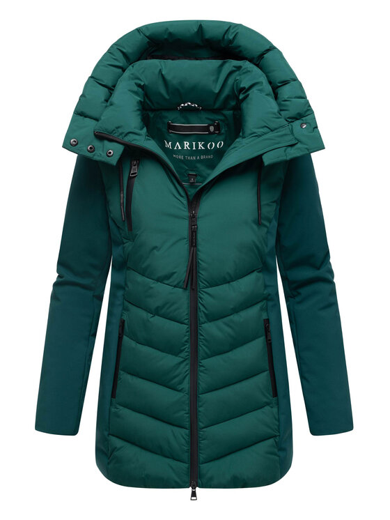 Marikoo Marikoo Kurtka zimowa Tivaa Zielony Regular Fit