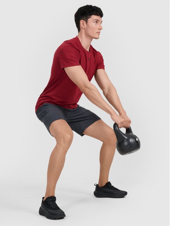 4F 4F Šortky 4FWMM00TFSHM1310-22M Sivá Regular Fit