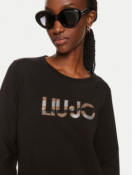 Liu Jo Sport Liu Jo Sport Mikina TF4146 FS090 Černá Regular Fit
