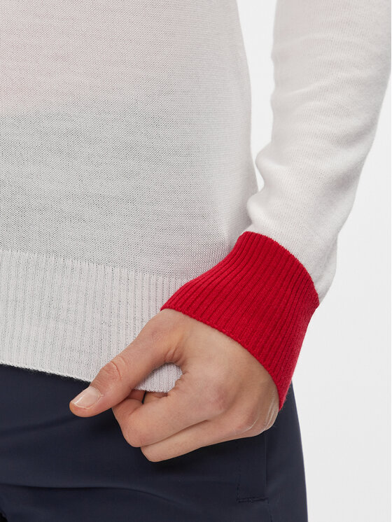 Rossignol Rossignol Sweter Alya RLIWO19 Biały Regular Fit