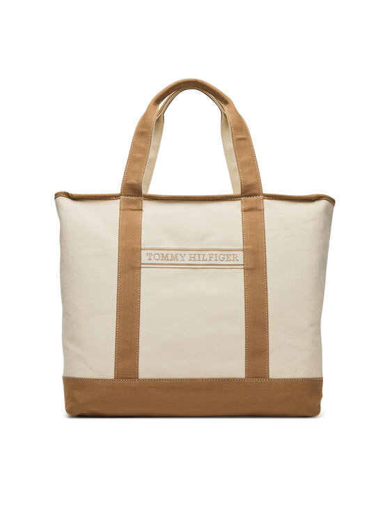 Tommy Hilfiger Tommy Hilfiger Сумка Th Summer Canvas Tote AW0AW17421 Бежевий