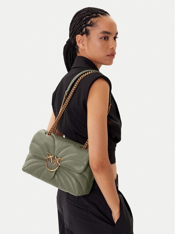 PINKO PINKO Torbica Love Puff Classic Cl AI 24-25 PLTT 100038 A1EX Zelena
