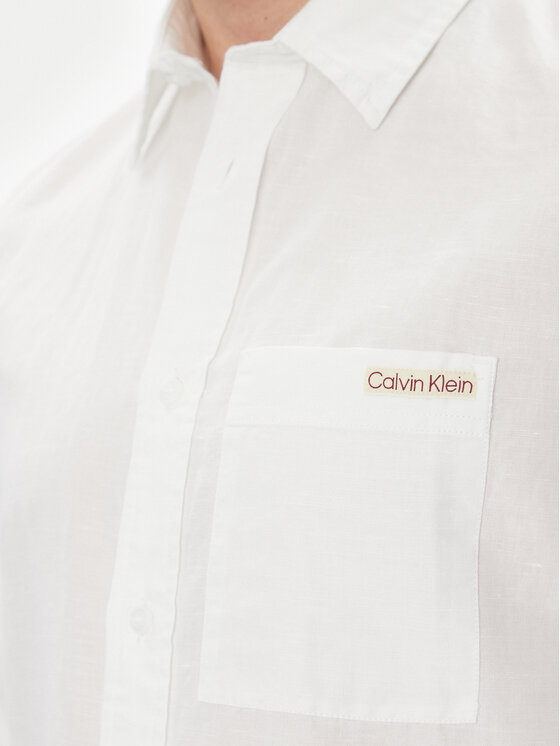 Calvin Klein Jeans Calvin Klein Jeans Marškiniai J30J327295 Balta Regular Fit