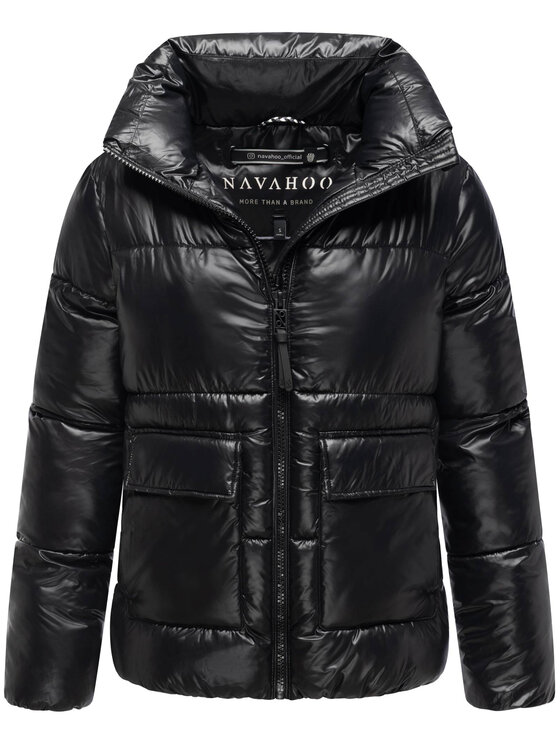 Navahoo Navahoo Kurtka zimowa Eispacht Czarny Regular Fit