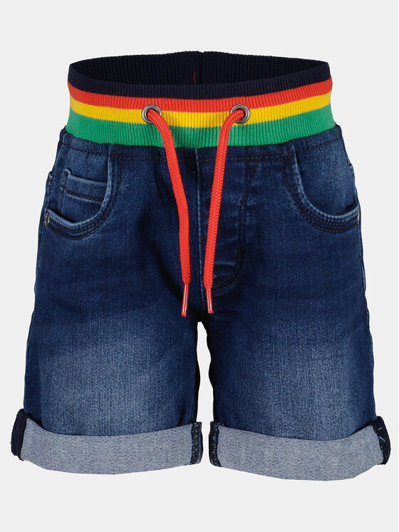 Blue Seven Blue Seven Džínové šortky 942527 X Tmavomodrá Regular Fit
